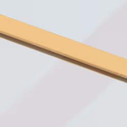vidaXL Sliding Door Interior Barn Door Gold Clear ESG Glass and Aluminium - Additional view 5