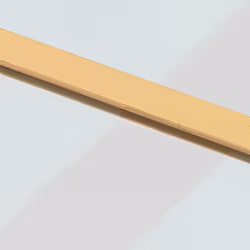 vidaXL Sliding Door Inner Glass Door Sliding Barn Door Aluminium and ESG Glass - gold, 90 x 205 cm/transparent - Additional view 5