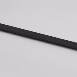 vidaXL Sliding Door Interior Barn Door Black Tempered Glass and Aluminium - Additional view 5