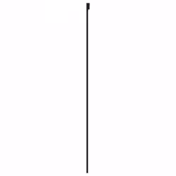 vidaXL Sliding Door Interior Barn Door Black Tempered Glass and Aluminium - Additional view 4