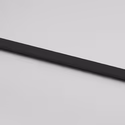 vidaXL Sliding Door Interior Barn Door Black Tempered Glass and Aluminium - Additional view 5