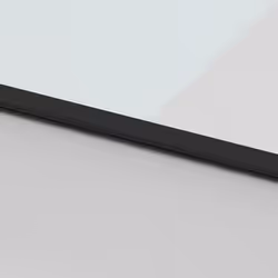 vidaXL Sliding Door Interior Barn Door Black Tempered Glass and Aluminium - Additional view 5