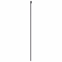 vidaXL Sliding Door Interior Barn Door Black Tempered Glass and Aluminium - Additional view 4