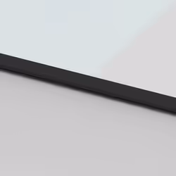 vidaXL Sliding Door Interior Barn Door Black Tempered Glass and Aluminium - Additional view 5