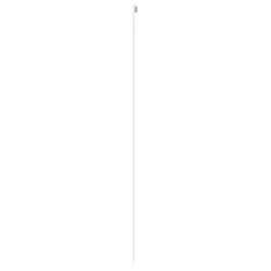 vidaXL Sliding Door Interior Barn Door White Tempered Glass and Aluminium - Additional view 4