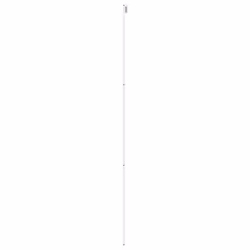 vidaXL Sliding Door Interior Barn Door White Tempered Glass and Aluminium - Additional view 4