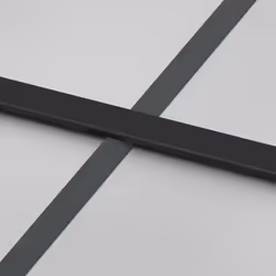 vidaXL Sliding Door Interior Barn Door Black Tempered Glass and Aluminium - Additional view 5