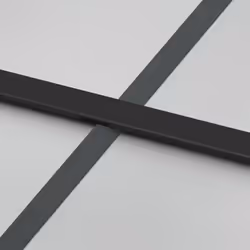 vidaXL Sliding Door Interior Barn Door Black Tempered Glass and Aluminium - Additional view 5