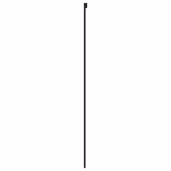 vidaXL Sliding Door Interior Barn Door Black Tempered Glass and Aluminium - Additional view 4