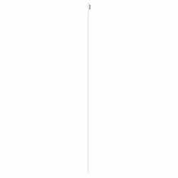 vidaXL Sliding Door Interior Barn Door White Tempered Glass and Aluminium - Additional view 4