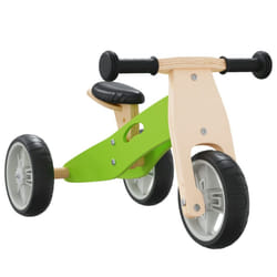 vidaXL Balance Bike for Children 2-in-1 Toddler Bike Kids Trikes Tricycle - green