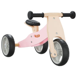 vidaXL Balance Bike for Children 2-in-1 Toddler Bike Kids Trikes Tricycle - pink