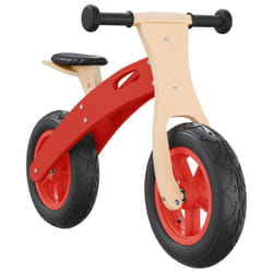 vidaXL Balance Bike for Children Toddler Bike Kids Tricycle with Air Tyres - red