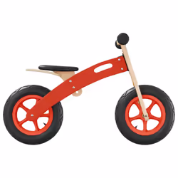 vidaXL Balance Bike for Children Toddler Bike Kids Tricycle with Air Tyres - red - Additional view 5