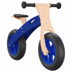 vidaXL Balance Bike for Children Toddler Bike Kids Tricycle with Air Tyres - blue
