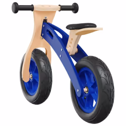 vidaXL Balance Bike for Children Toddler Bike Kids Tricycle with Air Tyres - blue - Additional view 6