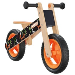 vidaXL Balance Bike for Children Toddler Bike Kids Trike Tricycle Grey Printed - orange