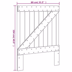 VidaXL 358396 headboard/footboard