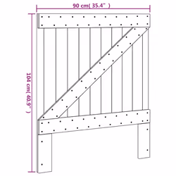 VidaXL 358397 headboard/footboard - Additional view 6