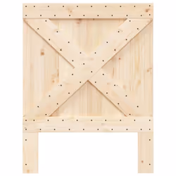 vidaXL Headboard Bedroom Accessory Bed Headboard Bed Header Solid Wood Pine - cross design, 80 x 104 cm - Additional view 2