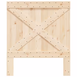 vidaXL Headboard Bedroom Accessory Bed Headboard Bed Header Solid Wood Pine - cross design, 90 x 104 cm - Additional view 2
