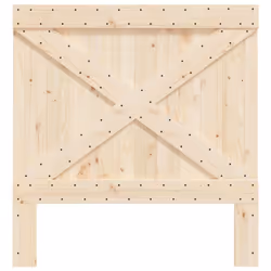 vidaXL Headboard Bedroom Accessory Bed Headboard Bed Header Solid Wood Pine - cross design, 100 x 104 cm - Additional view 2