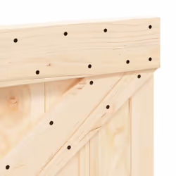 vidaXL Headboard Bedroom Accessory Bed Headboard Bed Header Solid Wood Pine - cross design, 100 x 104 cm - Additional view 5