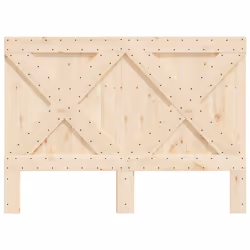 vidaXL Headboard Bedroom Accessory Bed Headboard Bed Header Solid Wood Pine - cross design, 140 x 104 cm - Additional view 2