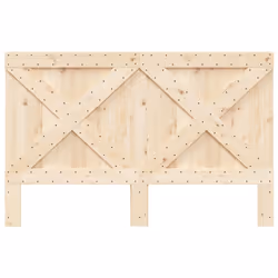 vidaXL Headboard Bedroom Accessory Bed Headboard Bed Header Solid Wood Pine - cross design, 160 x 104 cm - Additional view 2