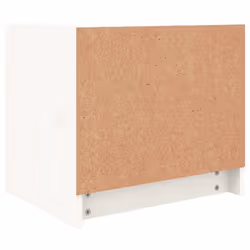 vidaXL Bedside Cabinets Bed Table Nightstand Bedside Table Solid Wood Pine - white, 2 pcs - Additional view 8