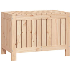 vidaXL Garden Storage Box Outdoor Storage Box Blanket Box Solid Wood Pine - brown
