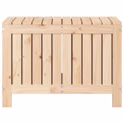vidaXL Garden Storage Box Outdoor Storage Box Blanket Box Solid Wood Pine - brown - Additional view 4