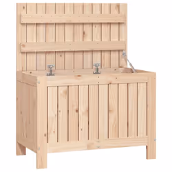 vidaXL Garden Storage Box Outdoor Storage Box Blanket Box Solid Wood Pine - brown - Additional view 5