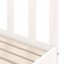 vidaXL Daybed with Trundle Sofa Bed Guest Bed Sleeper Sofa Solid Wood Pine - white, 90 x 200 cm - Additional view 8