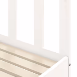 vidaXL Daybed with Trundle Sofa Bed Guest Bed Sleeper Sofa Solid Wood Pine - white, 80 x 200 cm - Additional view 8