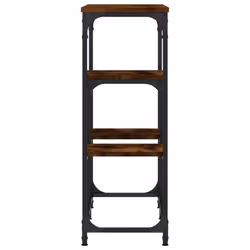 vidaXL Console Table End Table Hallway Stand Side Sofa Table Engineered Wood - smoked oak - Additional view 4