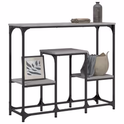vidaXL Console Table End Table Hallway Stand Side Sofa Table Engineered Wood - grey sonoma