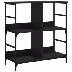 VidaXL 835249, Black, Steel, Wood, 785 mm, 330 mm, 1175 mm