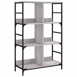 VidaXL 835252, Grey, Oak, Steel, Wood, 785 mm, 330 mm, 1175 mm