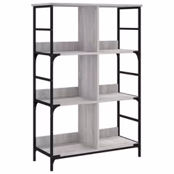 VidaXL 835257, Grey, Oak, Steel, Wood, 785 mm, 330 mm, 1530 mm