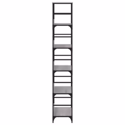 vidaXL Bookshelf Office Book Shelf Storage Cabinet Grey Sonoma Engineered Wood - Additional view 4