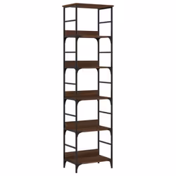 VidaXL 835283, Brown, Oak, Steel, Wood, 500 mm, 330 mm, 1885 mm