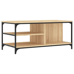 vidaXL Coffee Table Living Room Tea Side Table Sofa Table Engineered Wood - sonoma oak