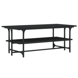 vidaXL Coffee Table Living Room Tea Side Table Sofa Table Engineered Wood - black