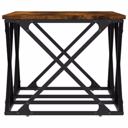 vidaXL Coffee Table Living Room Tea Side Table Sofa Table Engineered Wood - smoked oak - Additional view 4