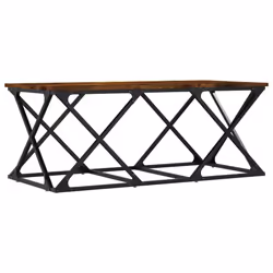 vidaXL Coffee Table Living Room Tea Side Table Sofa Table Engineered Wood - smoked oak - Additional view 5