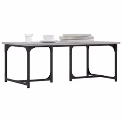 vidaXL Coffee Table Living Room Tea Side Table Sofa Table Engineered Wood - grey sonoma
