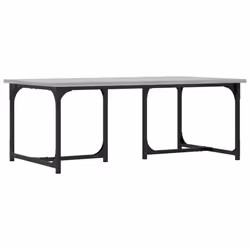 vidaXL Coffee Table Living Room Tea Side Table Sofa Table Engineered Wood - grey sonoma - Additional view 5