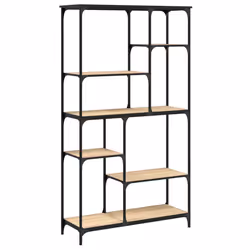 VidaXL 835410, Oak, Steel, Wood, 990 mm, 355 mm, 1760 mm