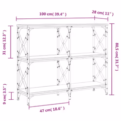 VidaXL 835420 coffee/side/end table - Additional view 8